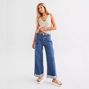 Free People Palmer Wide Leg Jeans